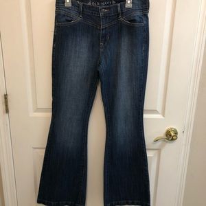 Old Navy women’s high-waisted bell bottoms size 10
